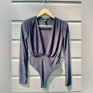 Forever 22 Plunging Neckline Bodysuit